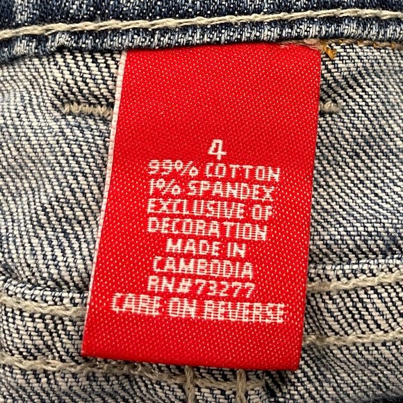 ELLE DENIM DISTRESSED SKIRT - Picture 5 of 5